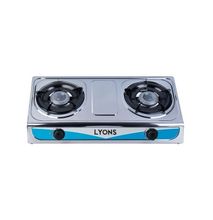 Lyons Stainless Steel Gas Stove/cooker WITH 2 BURNRES